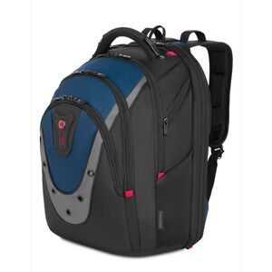 Wenger‎ Backpack Laptop Travel School Computer Bookbag Blue Black